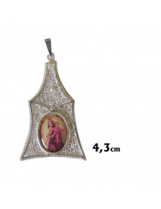 Medalla Metal Oval Doble...