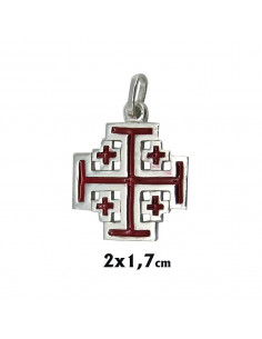 Cruz Plata Jerusalen Con...