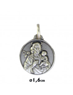 Medalla Plata 14Mm Virgen...