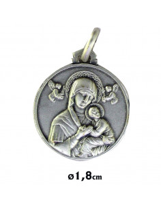 Medalla Plata 14Mm Virgen...