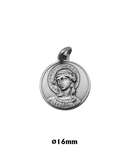 Medalla Plata 21 mm Papa Leon XIV