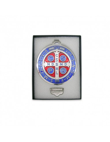Medallon San Benito 13Cm Metal Con...