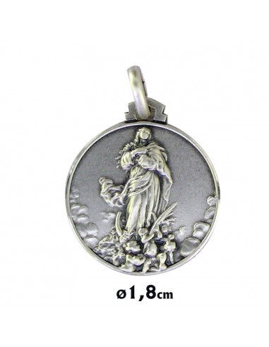 Medalla Plata 18Mm Virgen Purisima...