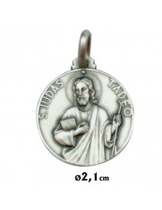 Medalla Plata 21Mm San Judas