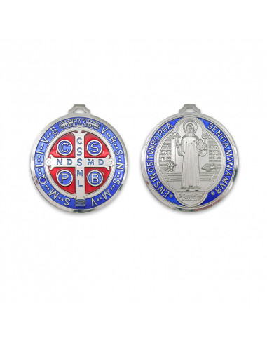 Medallon San Benito 13Cm Metal Con...