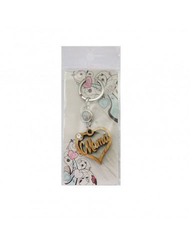 Llavero Madera Olivo Forma Corazon...