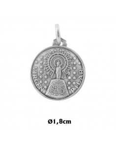 Medalla Plata 14Mm Virgen...