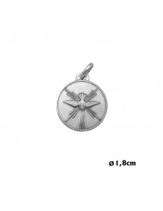Medalla Plata 18Mm Espiritu...