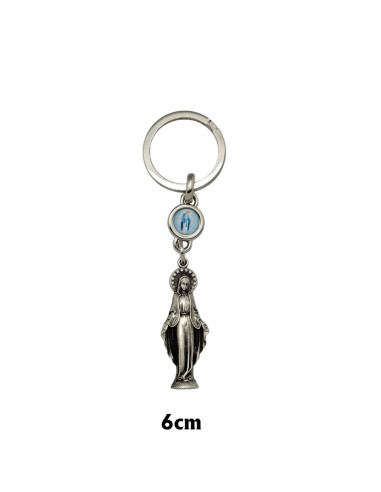 Llavero Metal Virgen Carmen Bicolor...
