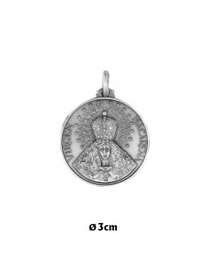 Medalla Plata 14Mm Santa Rita