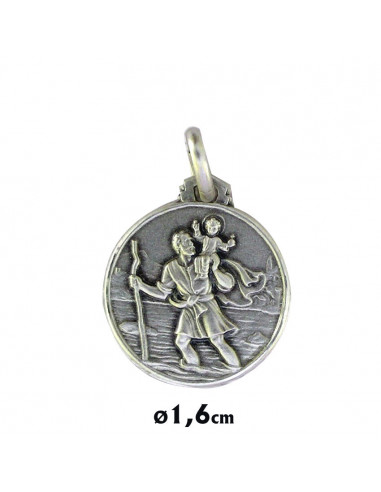 Medalla Plata 16Mm San Cristobal