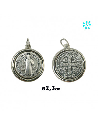 Medalla Metal Redonda 2. 3 Cm...