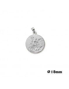 Medalla Plata San Miguel 18Mm
