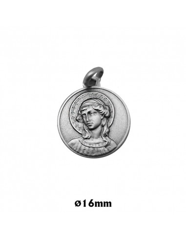 Medalla Plata 16Mm San Gabriel Arcangel