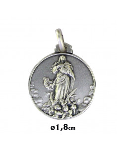 Medalla Plata 18Mm Virgen...