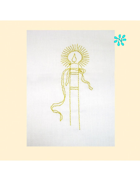 Vestido Bebe Para Bautismo Vela Bordada