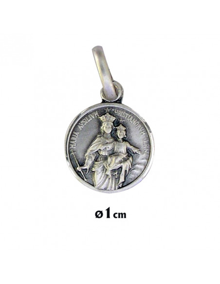 Medalla Cruz San Benito Acero 23X20mm Grabado Laser Con Cadena De Acero