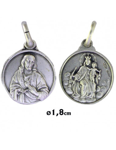 Medalla Plata 18Mm Virgen Perpetuo...