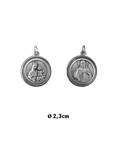 Medalla Metal Redonda 2. 3 Cm...