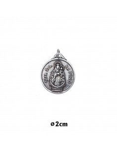 Medalla Metal 2Cm Virgen...