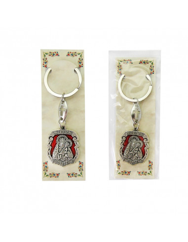 Llavero Metal Virgen Pino Con Esmalte...