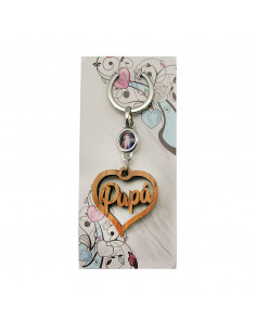 Llavero Madera Olivo Forma...