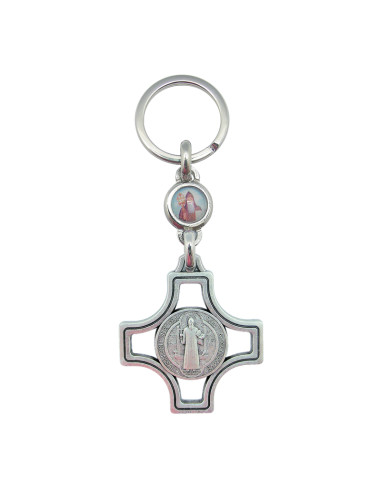 Llavero Metal San Benito Cruz 40X40mm...