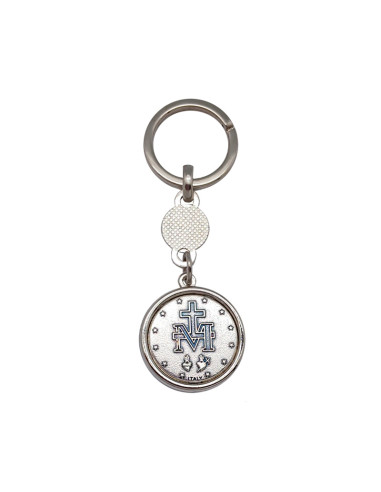 Llavero Metal Virgen Milagrosa 30Mm...