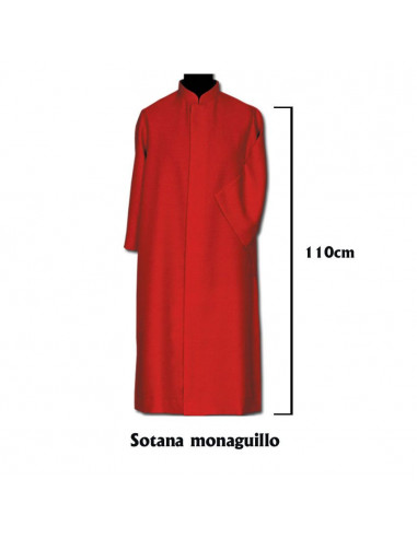 Alba Monaguillo Cremallera Delantera Capucha Grande 128cm