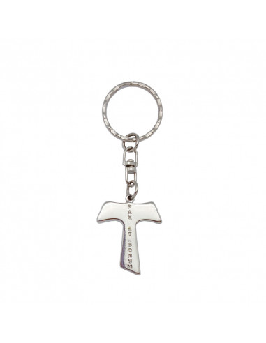 Llavero Tau Madera Con Metal Pax Et...