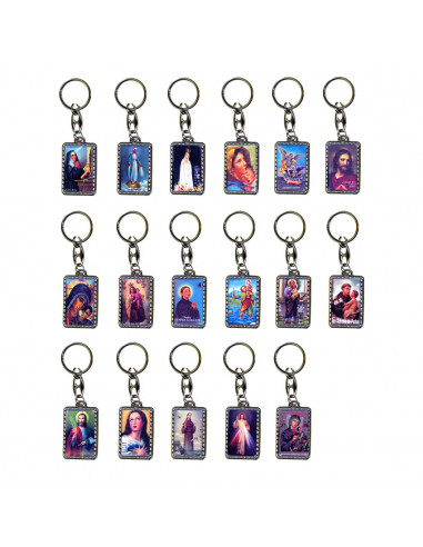 Llavero Foto 40X25mm 1 Cara Base Niquel