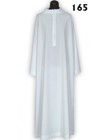 Alba Casulla Lisa Blanca Cremallera...