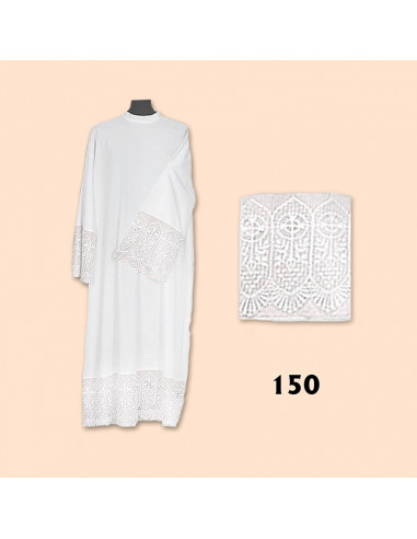 Alba Canonigo Con Puntilla Cruz...