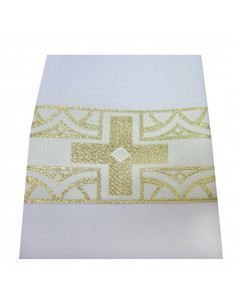 Casulla Estampada Con Galon...