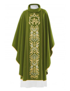 Casulla Bordada Jhs Con...