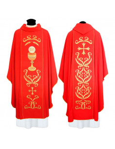 Casulla Bordada Caliz...