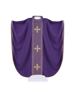 Casulla Bordada 3 Cruces De...