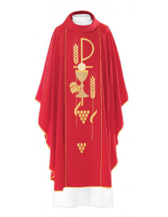 Casulla Bordada Cruz Larga...