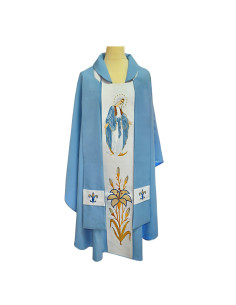 Casulla Bordada Virgen...