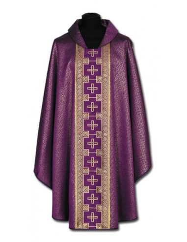 Casulla Estampada Tipo Damasco Con...