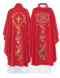 Casulla Bordada Caliz...