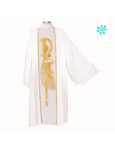 Dalmatica Estampada Con Galon Pax...