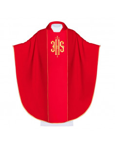 Casulla Bordada Jhs Con...