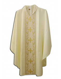 Casulla Estampada Con Galon...