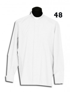 Camisa Sacerdote Blanca ML...