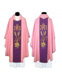 Casulla Bordada Jhs Con...