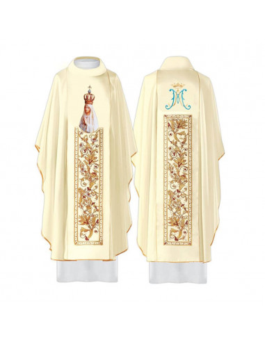 Casulla Virgen Fatima Bordada Kzo/170...