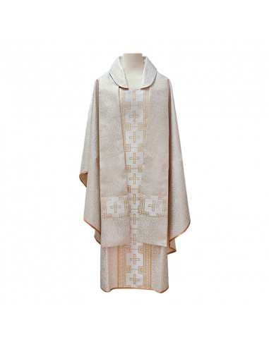 Casulla Estampada Tipo Damasco Con...