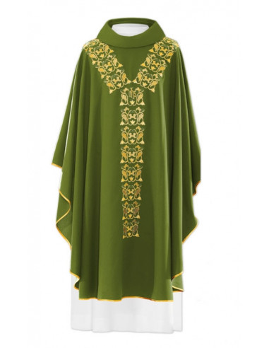 Casulla Bordada Uvas Con Ihs Al...