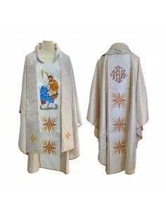 Casulla Adamascada Sagrada...